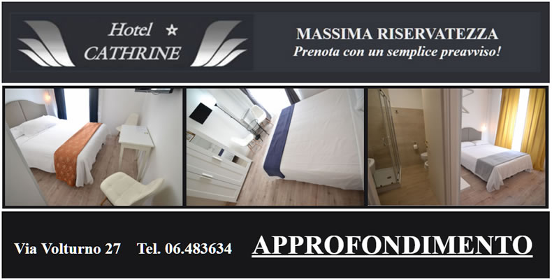 Hotel ad ore a Roma Termini. Camere a ore Roma.