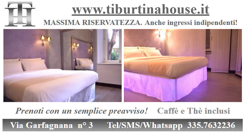Camere di hotel a ore a Roma tiburtina.