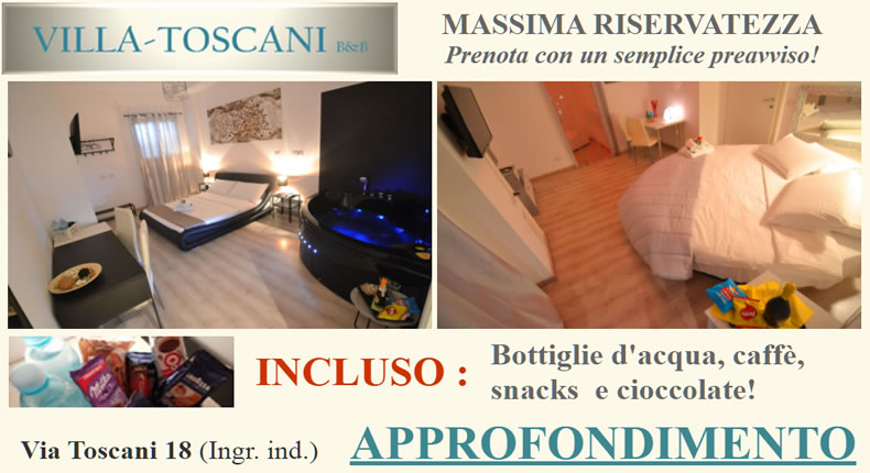 Camere per alcune ore con vasca idromassaggio a Roma.